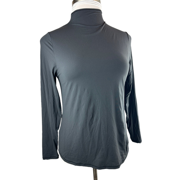 SKIMS Fits Everybody Turtleneck Top Black Onyx Stretch Skims Womens Plus Size 3X - Picture 11 of 11